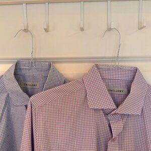 Lot of 2 Twillory Shirts Tailored Fit (size 15.5 x 32/33)